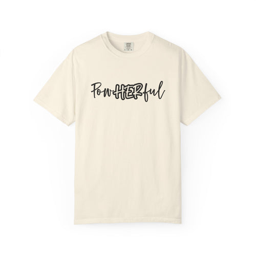 PowHERful T-Shirt — "She Overcame Everything That Was Meant to Destroy HER" Inspirational Women's Tee